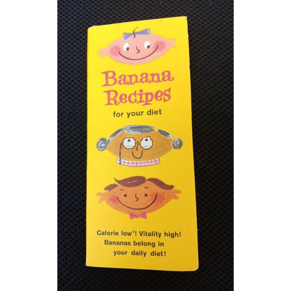 Vintage - United Fruit Company - ‎ Banana Recipes Cards